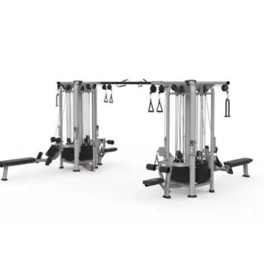 1200kg χάλυβας 8 πολυ μηχανή 3800*3900*2350mm γυμναστικής σταθμών