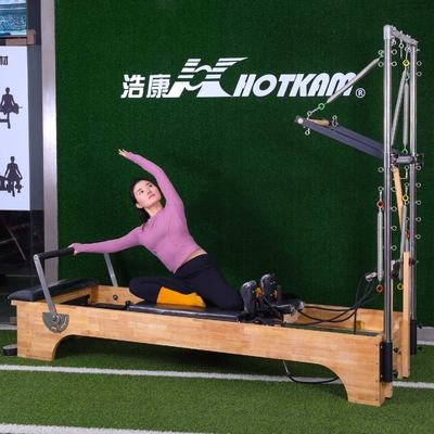 Βαθιά κοντόχοντρη μηχανή μεταρρυθμιστών Pilates εξοπλισμού άσκησης φόρτωσης 200kg Pilates